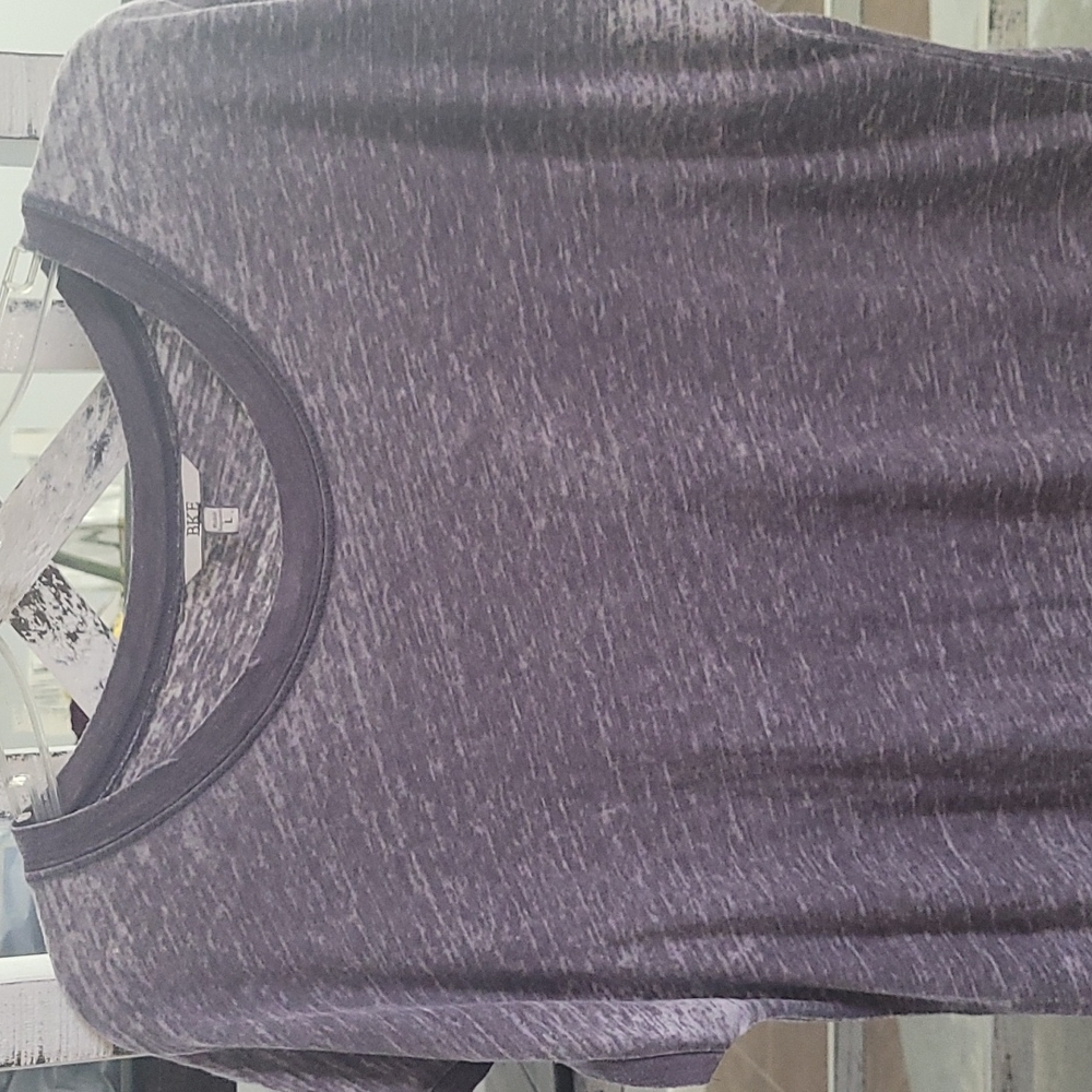 BKE purple burn out tee